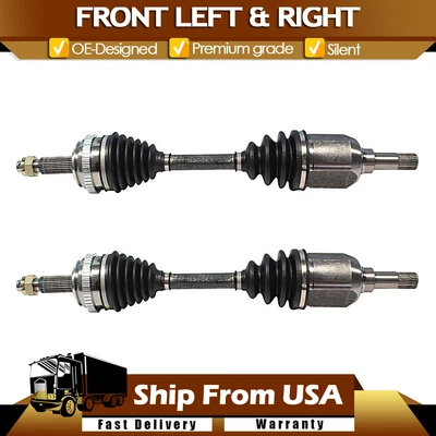 2X Front CV Axle Joints for Dodge Daytona Dynasty Lancer Shadow Spirit Turbo - Image 1 of 4