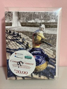 NFL New England Patriots Christmas Cards Box Of 17 Boston Ducks Jimmy Fund - Picture 1 of 4