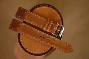 Correa hecha a mano color tostado JLC Jaeger LeCoultre banda JLC talla 20/18 (o cualquier tamaño) - Imagen 1 de 5