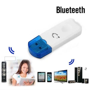 USB Bluetooth Audio Music Transmitter/Receiver Adapter For TV/PC/Ca 8I9E Z8T3 - Afbeelding 1 van 11