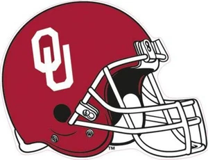 5 Zoll Football Helm OU University of Oklahoma Sooners Boomer Sooner Logo Remo - Bild 1 von 1