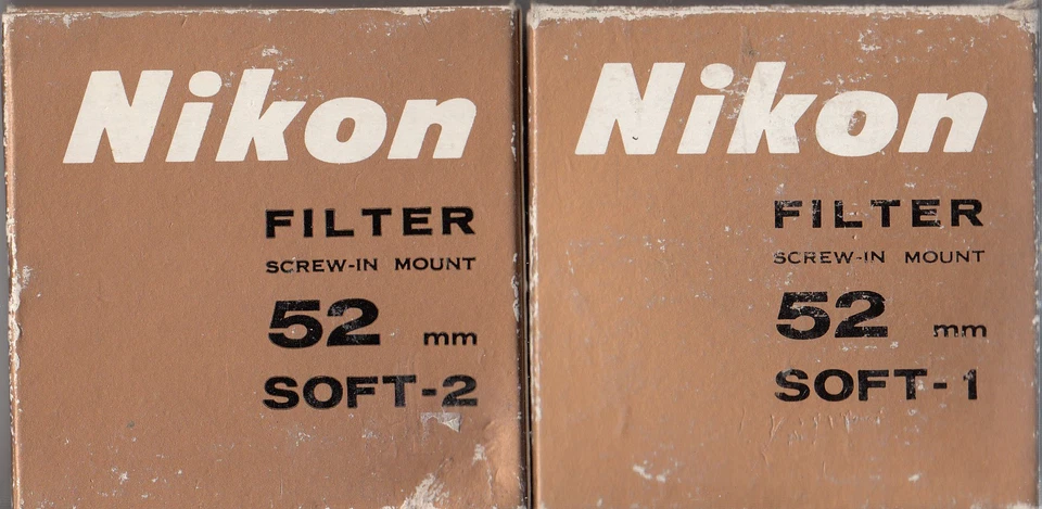 52mm  Nikon soft-1 und soft-2 - Bild 1 von 1