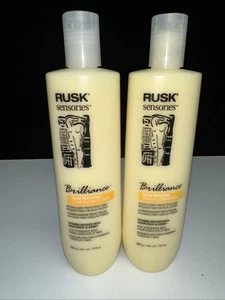 2 PACK-Rusk Sensories Brilliance Color Protecting Leave In Conditioner 13.5oz - Picture 1 of 6
