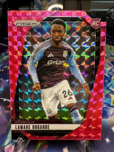 Lamare Bogarde [RC] 2024-25 Panini Prizm Premier League Soccer #65 Pink Mosaic - Imagen 1 de 2