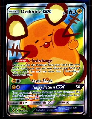 Dedenne GX 195a/214 Unbroken Bonds Alternate Art Promo TCG Pokemon NM 1001#269 - Image 1 of 2