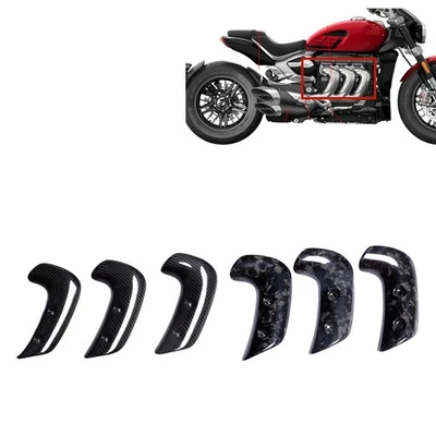 Cubierta de escape de motocicleta carenado protector térmico para Triumph Rocket III 2020-2021 3x Foto 1 de 4