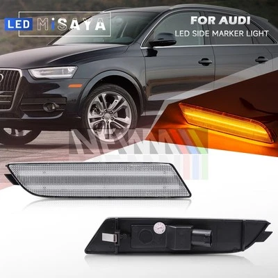 Светодиодные желтые габаритные огни на передний бампер крыло колеса для Audi Q3 8U 2015-2019 - Изображение 1 из 4