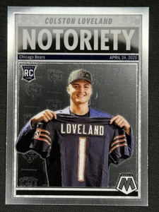 2025 Panini Mosaic - Notoriety - Colston Loveland #24 (RC) - Picture 1 of 2