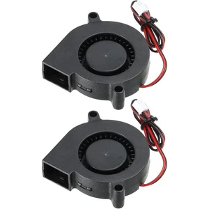DC12V Brushless Cooling Blower Fan Cooler 5015 50x50x15mm Turbo For Laptops 2pcs - Afbeelding 1 van 7