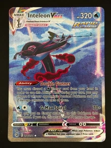 Pokemon - Inteleon VMAX (Alt) - 266/264 Fusion Strike - Alternate Full Art - NM - Picture 1 of 2