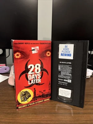28 Days Later VHS Tape Alternate Ending 2003 Horror Rare Tested Working OOP HTF - Image 1 of 4
