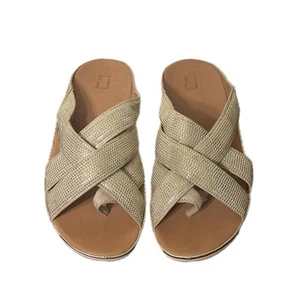 FitFlop Gold Crystal Flip Flop Size 8 - Picture 1 of 17