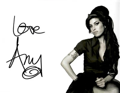 Amy Winehouse signed Autograph + COA - Bild 1 von 3