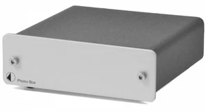 Pro-Ject Phono Box DC MM/MC Phono Vorverstärker mit Line Ausgang (silber) - Bild 1 von 2