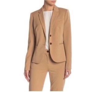 NWOT J. Crew Women's Two Button Blazer Jacket Camel Size XXS - Picture 1 of 13