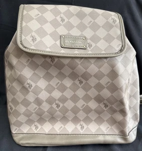 U.S. POLO ASSN Brown Diamond Signature Women Backpacks. - Picture 1 of 12