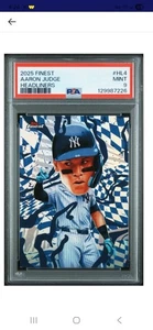 AARON JUDGE 2025 TOPPS FINEST HEADLINERS REFRACTOR SP YANKEES PSA 9 - Imagen 1 de 2