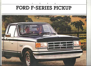 1988 FORD F-SERIES PICKUP XL,XLT LARIAT SUPER,CREW,CHASSIS CABS BROCHURE "NOS" - Picture 1 of 1