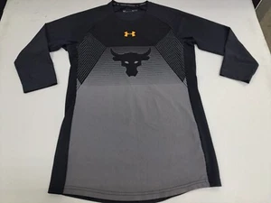 Under Armour Project Rock Fitted Heatgear Chase Greatness 3/4 Sleeve S #6251 - Picture 1 of 9
