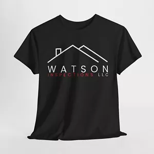 Watson Inspections LLC Company Logo Unisex Heavy Cotton Tee - Picture 1 of 9