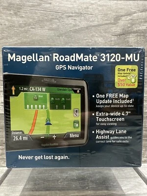 Magellan Roadmate 3120-MU Gps Navigator 4.7” Touchscreen New Sealed - Image 1 of 4