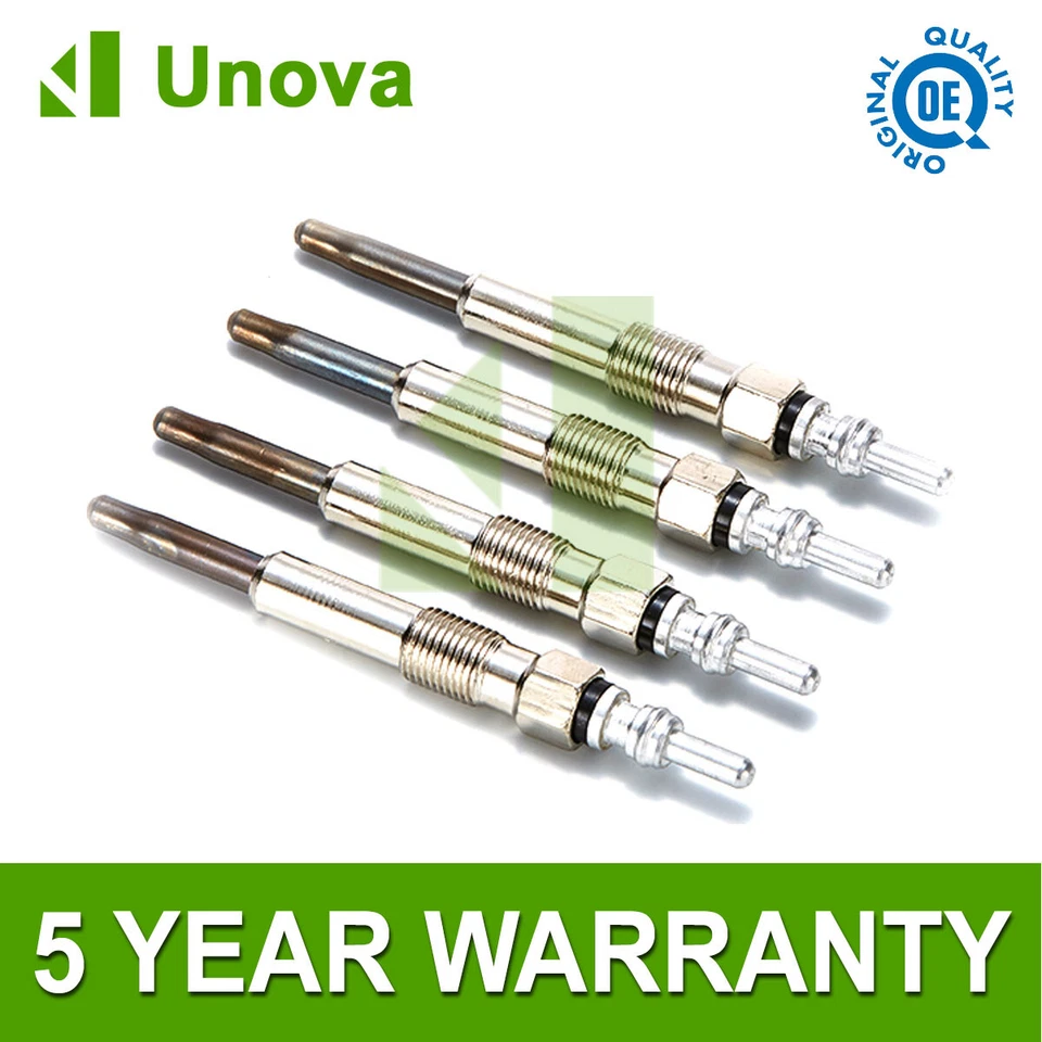 Unova 4X PARA VOLKSWAGEN GOLF MK4 1.9 (1997-2004) DIÉSEL CALENTADOR BUJÍAS INCANDESCENTES COMPLETO S Foto 1 de 1