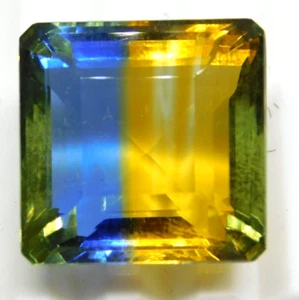 59+ quilates impecable bicolor corte ascher de ametrina si es raro certificado IMPRESIONANTE piedra preciosa - Imagen 1 de 5