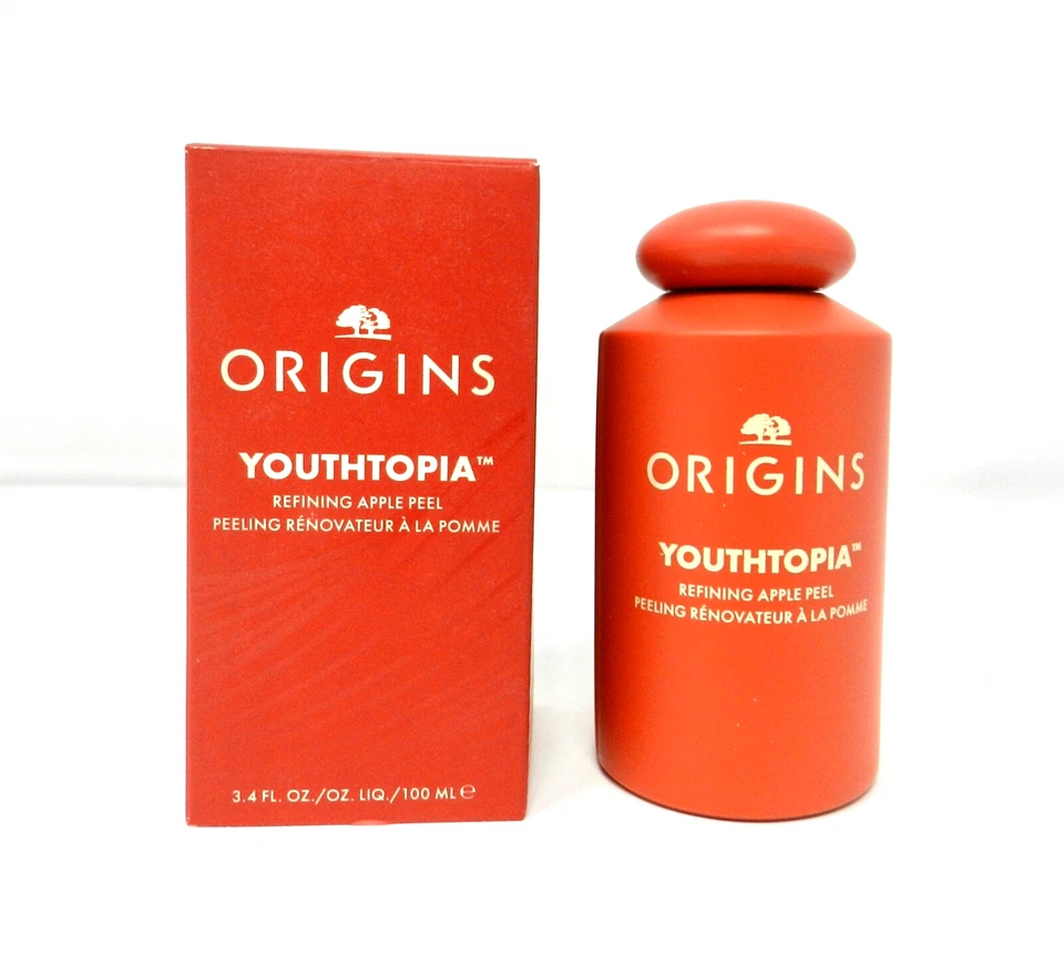 Origins Youthtopia Liquid Exfoliant Refining Apple Peel FULL SIZE 3.4 Oz