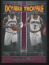 LeBron James Kyrie Irving 2016-17 Panini NBA Hoops Double Trouble
