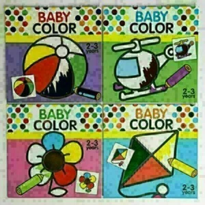 DDI 2346879 Baby Coloring Book, Assorted Color - Case of 48 - Foto 1 di 1