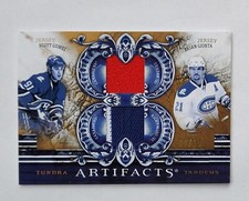 2010-11 UD Artifacts #TT2-HABS Dual Jerseys Tundra Tandems Gionta Gomez 6/10
