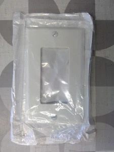 Leviton 80401-NW 1 Gang Dekor Nylon Wandplatte, weiß **kostenloser Versand** - Bild 1 von 2
