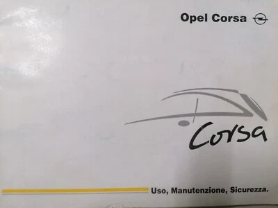 Opel Corsa 2001 libretto istruzioni manuale uso e manutenzione - Immagine 1 di 3