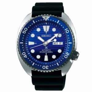 SEIKO ProspeX SRPC91K1 Automatic Diver Watch Blue Turtle Rubber Save the Ocean - Picture 1 of 7