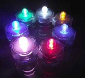 Blumenform LED Tauch Blumen Lichter / FloraLytes 12 Stück - Orange - Bild 1 von 1