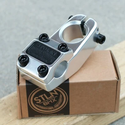 STOLEN SLAB BMX BICYCLE STEM POLISHED SILVER - Image 1 of 2