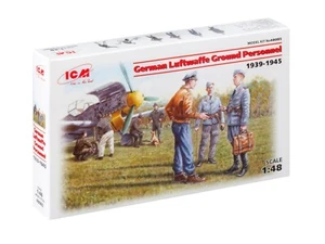 Deutsche Luftwaffe Bodenpersonal (1939-1945) 1/48 Kunststoff Modellbausatz ICM 48085 - Bild 1 von 11