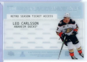 2023-24 Upper Deck Credentials '97 Season Ticket Acetate #1997CA Leo Carlsson - Bild 1 von 2