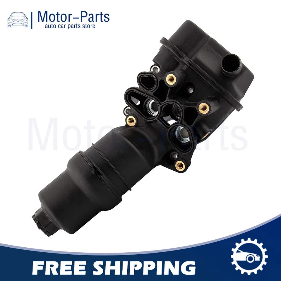 Engine Oil Filter Housing w/Gasket Assembly For Audi A3 A4 Quattro TT TTS 2.0T - Image 1 of 4