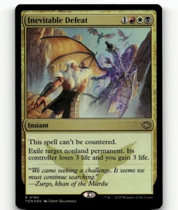 FOIL - MTG - Inevitable Defeat #194 - Tarkir: Dragonstorm - Picture 1 of 1