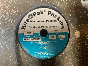 7 feet JOHN CRANE G57 1/2" RITE PAK MECHANICAL PACKING STOCK #2957 - Picture 1 of 1