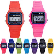 Multifunction LED Sport Electronic Digital Wrist Watch For Child Boy Girl Kids