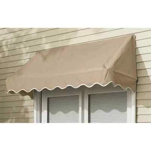 Toldo Castle Creek Patio Puerta Ventana Vieira Borde Toldo 4 pies Color Lino 48 - Imagen 1 de 1