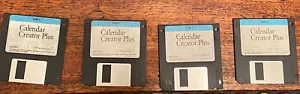 Calendar Creator Plus 3.0 4 Quattro Floppy Disk Spinnaker 1993 W3-cc2-4 - Foto 1 di 6