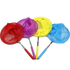 Miraclekoo 4 Pack Kids Telescopic Butterfly Net Colorful Insect Net for Catching - Picture 1 of 7