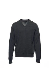 Maglione Baruffa grigio erica scollo a V M $98 - Foto 1 di 5