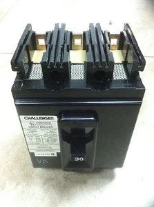 CHALLENGER NE234030 3 POLE, 30AMP, 240 VOLT, NE TYPE, CIRCUIT BREAKER - Picture 1 of 3