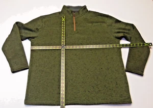 Victory Outfitters Herren Jacke 1/4 Zip Pullover Grün Fleece High Neck - Bild 1 von 9