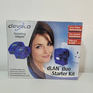 Devolo dLAN duo kit de démarrage homeplug ethernet adaptateur CPL mt 2070 - Photo 1/9
