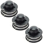 Dual Twin Feed Strimmer Line Spool Head for B&Q FPGT250-6 Garden Trimmer x 3